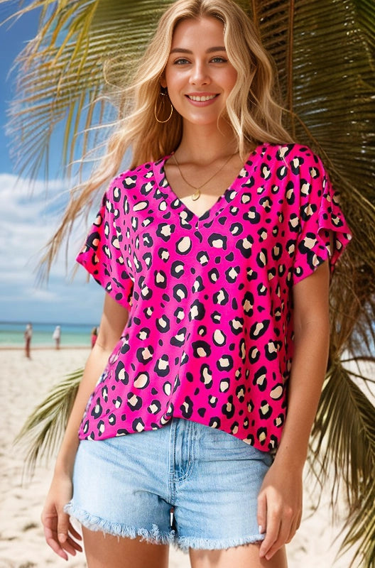 Lexi Leopard Top