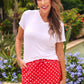 Red Polka Dot Skort