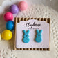 Easter Bunny Clay Studs