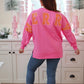 Pink Disco Merry Sweatshirt