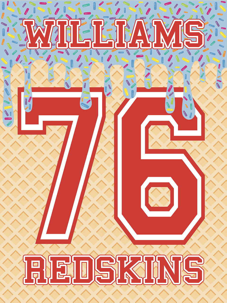 Personalized Name and Number Drip Blankets