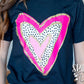 Heart With Puff Ink Valentine's Day Tee