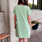 Mineral Wash Dress - Enjoy the Now (Matcha)