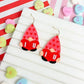 'i Heart You' Gnome Dangle Earrings