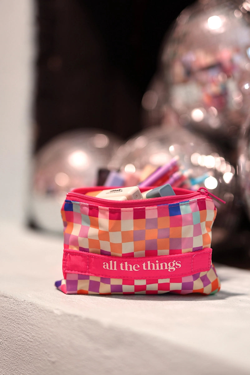 Expandable Organizer - Happy Checkered