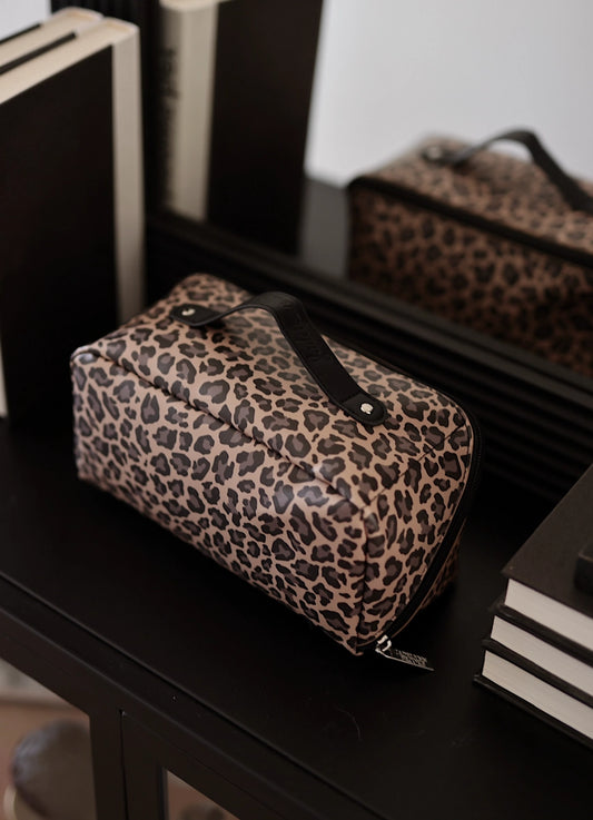 Hold All Makeup Bag- Cheetah