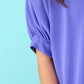 Oakley Oversized Blouse - Periwinkle