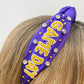 Purple and Gold Gameday Headband
