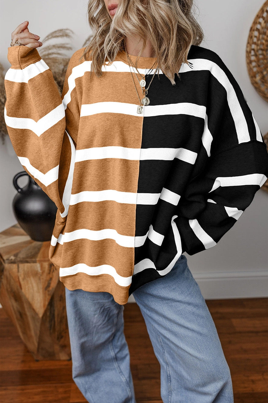 Double Sided Striped Sweater