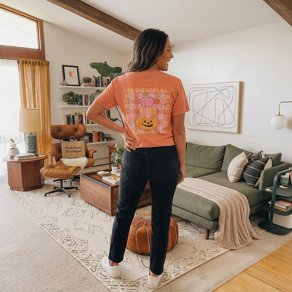 Sweet on Spooky Season Pocket Tee