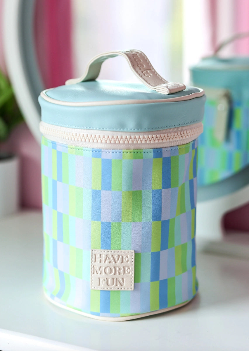 Barrel Organizer - Watercolor (Blue/Green)