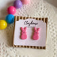 Easter Bunny Clay Studs