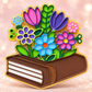 Floral Book Car Freshie