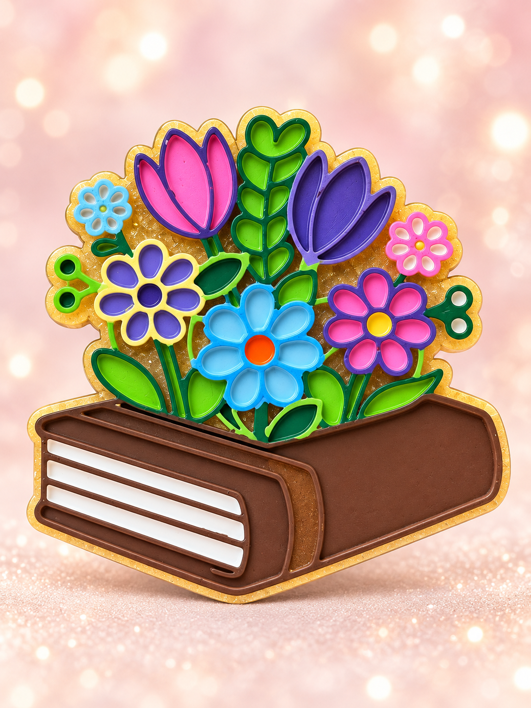 Floral Book Car Freshie