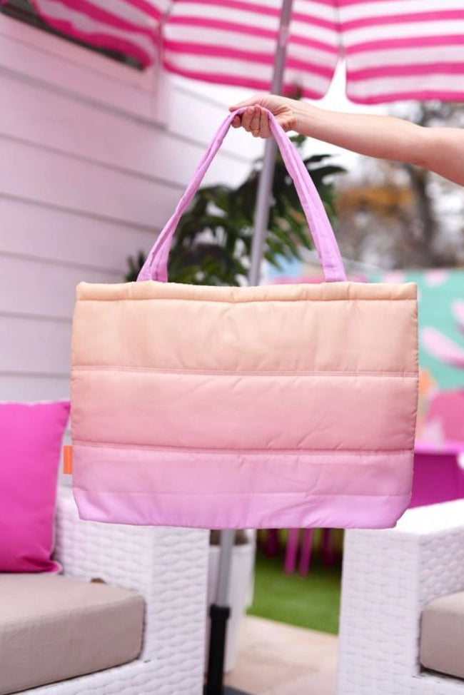 Carry All Puffer Tote- Choose Joy