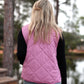 Outbound Quilted Puffer Vest - Dusty Rose