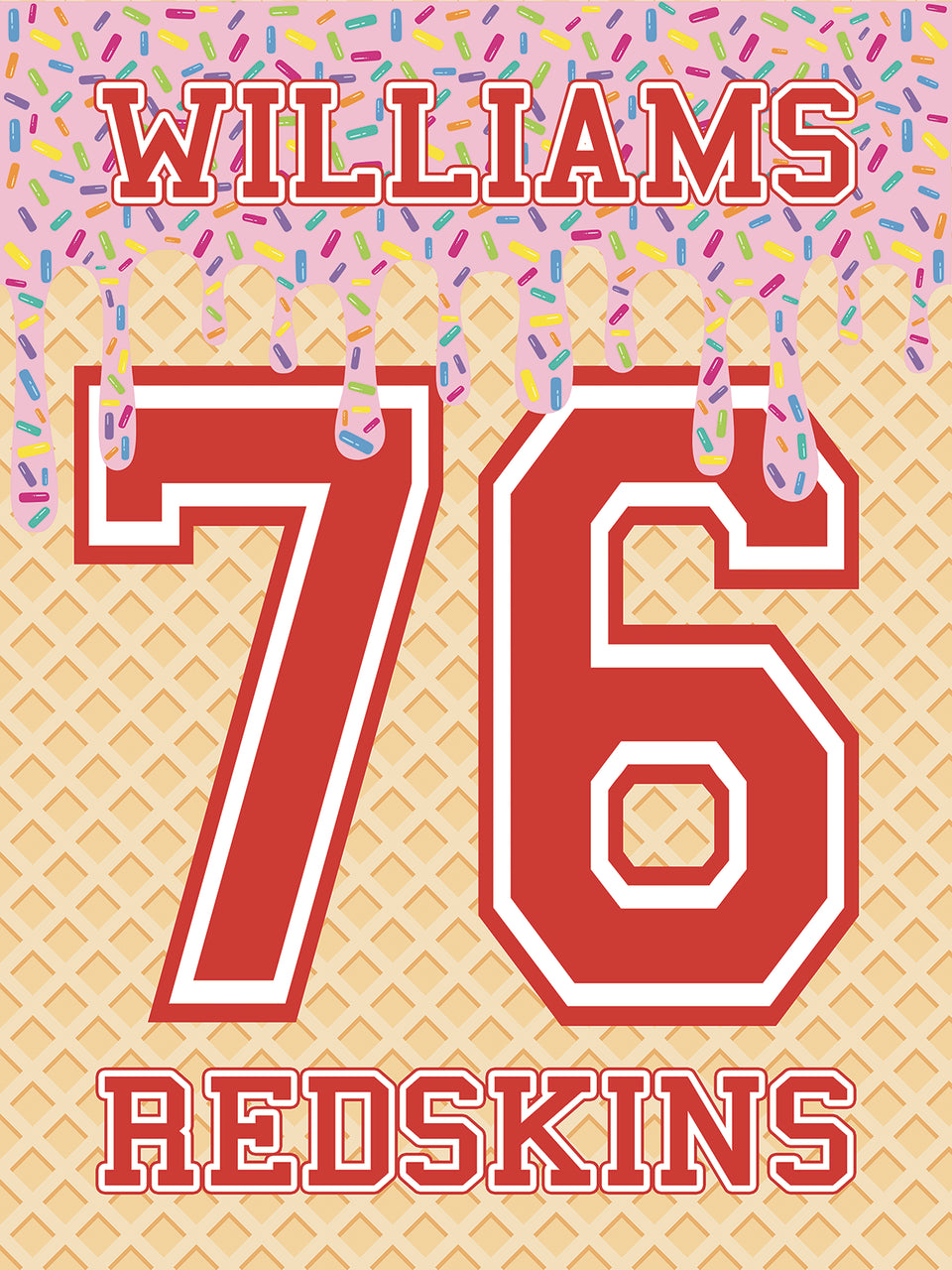 Personalized Name and Number Drip Blankets