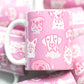 Pink Dogs Mug