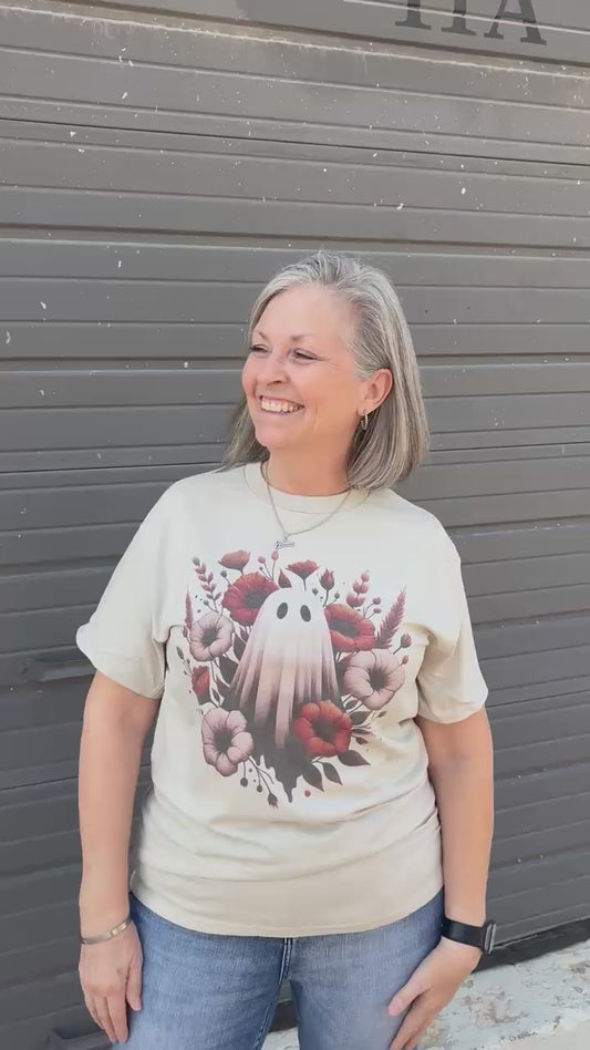 Floral Ghost Tee