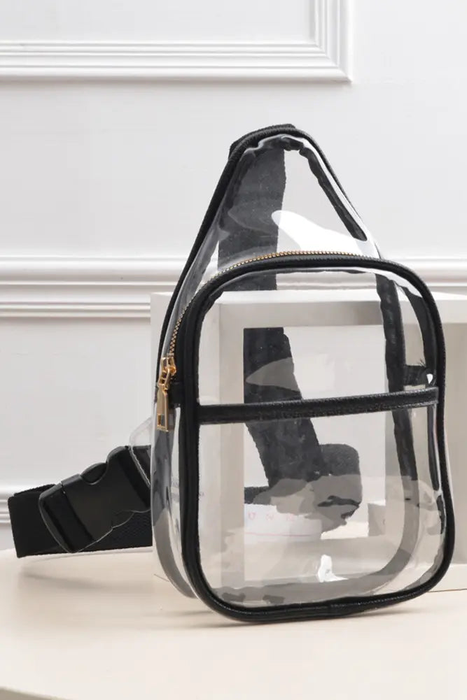 Clear Stadium Sling Bag (Various Colors)