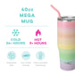 Mega Mug 40 oz ( Various Colors)