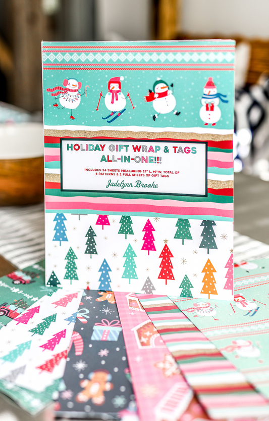 Holiday Gift Wrap & Tags Book