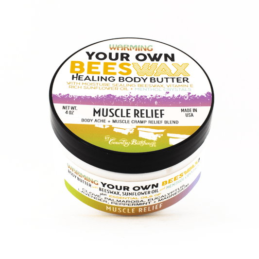 WARMING Beeswax Body Butter - MUSCLE RELIEF