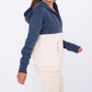 Colorblock Pullover - Navy